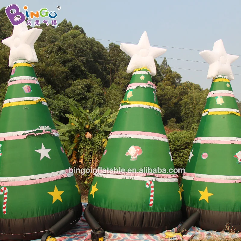 Árbol Gigante Inflable Decorado De Navidad Al Aire Libre 