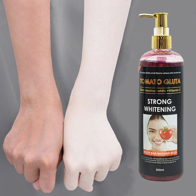 glutathione injection tomato shower gel Tomato Lightening Shower Gel Brightening Skin Whitening Body Wash Bath  Glutathione Shower Gel Wholesale