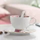 Ensemble de 60 pièces comprenant une tasse, une assiette et une cuillère Eternal Rose.