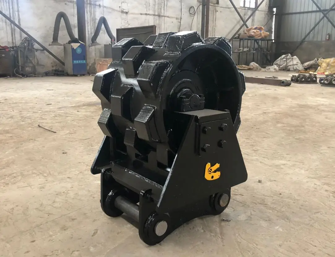 5 To 8 Ton Compaction Wheel For Mini Excavator 450mm Width
