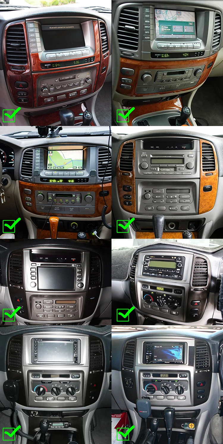 For Toyota Land Cruiser 1992-2007 LC100 LX470 Tesla Screen Android 13 128GB  Car Multimedia Player Car GPS Navigation Auto Stereo| Alibaba.com