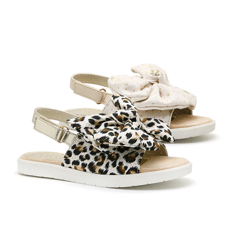 childrens leopard print sandals