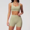 Green  bra+short