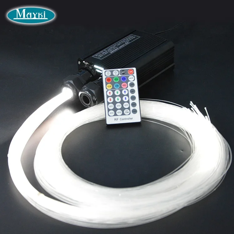 32W RGBW APP Control 1200pc LED Fiber Optic Star Ceiling Light Kit