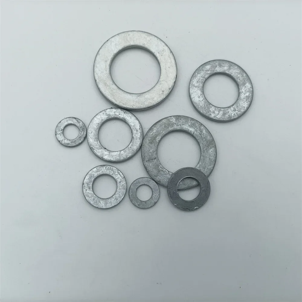 Wholesale Fasteners Hot-dip Galvanized Hdg Din Carbon Steel Flat Washer ...