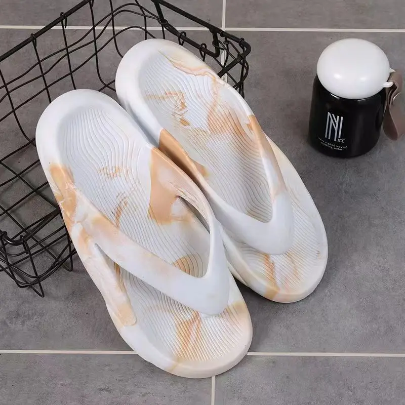 Summer Beach Sandals for Men Outdoor Flat Waterproof Shoes Mens Flip Flop Slippers