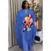 Blue and white print