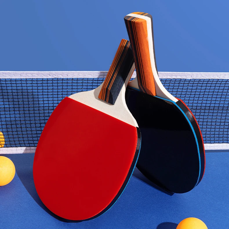 Custom Professional High Quality Table Tennis Rackets Long Pimples Rubber 13-Layer Pure Wood Baseboard-Portable Design Fast