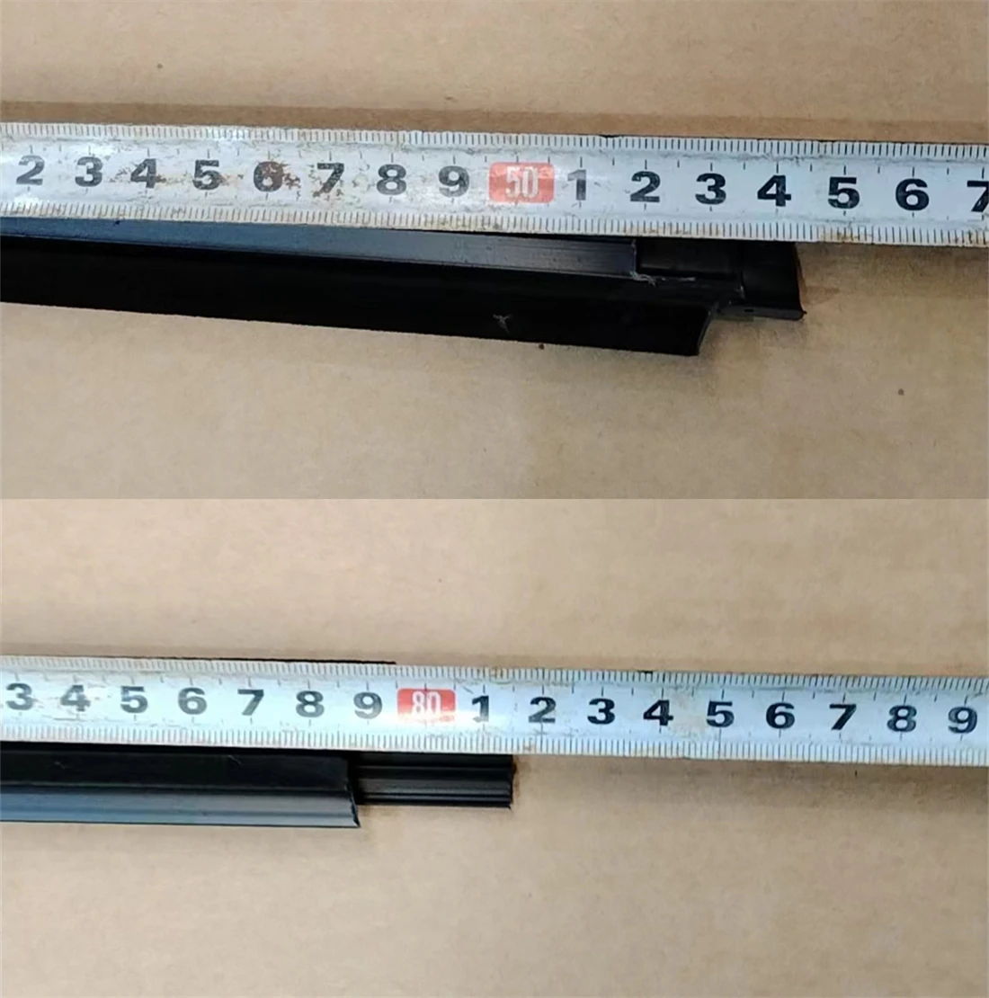 シールストリップ 4 ピースアウタードアガラスウェザーストリップ