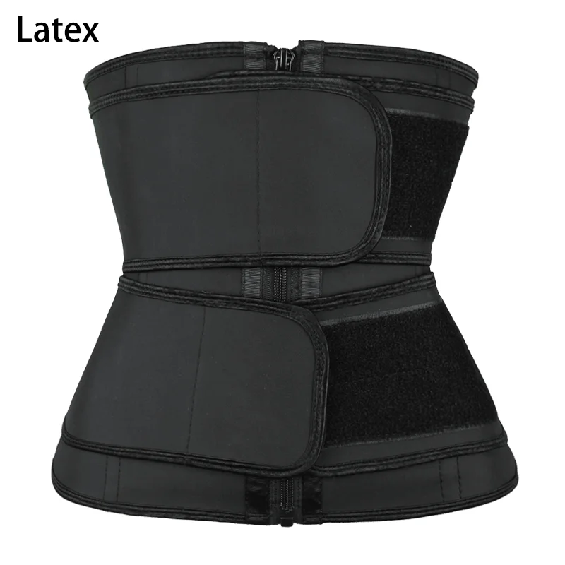 NANBIN Quality New Private Label Double Straps Latex Waist Trainer Corset