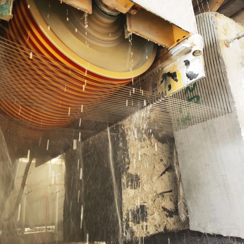 Hualong Machinery Pavoni Structure PLC Digital Control Multiwire Multi-wire Diamond Multi Wire Saw Marble Granite Stone Cuttin