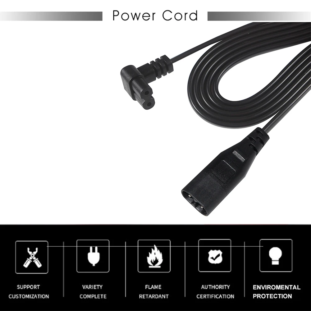 Adattatore di alimentazione angolare da IEC-320-C8 a IEC-320-C7 con