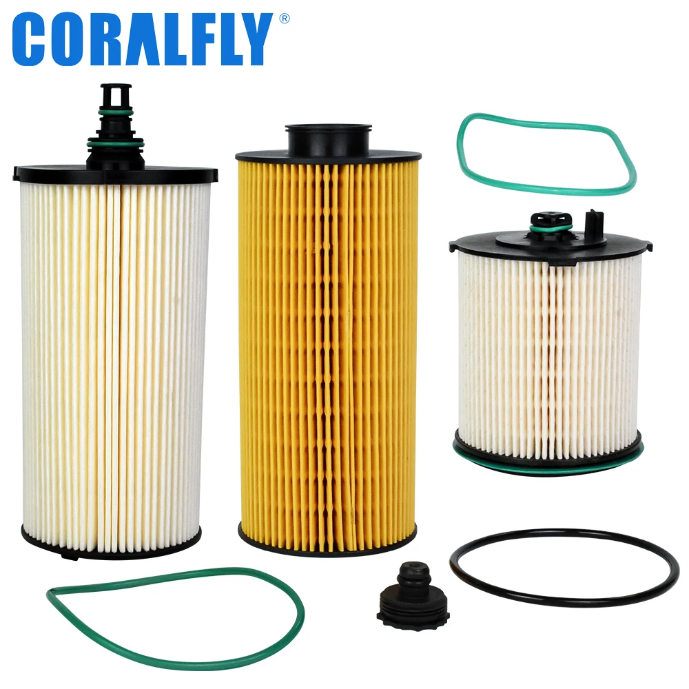 Volvo Truck Engine Parts Oil Filter & Fuel Filter Replacement