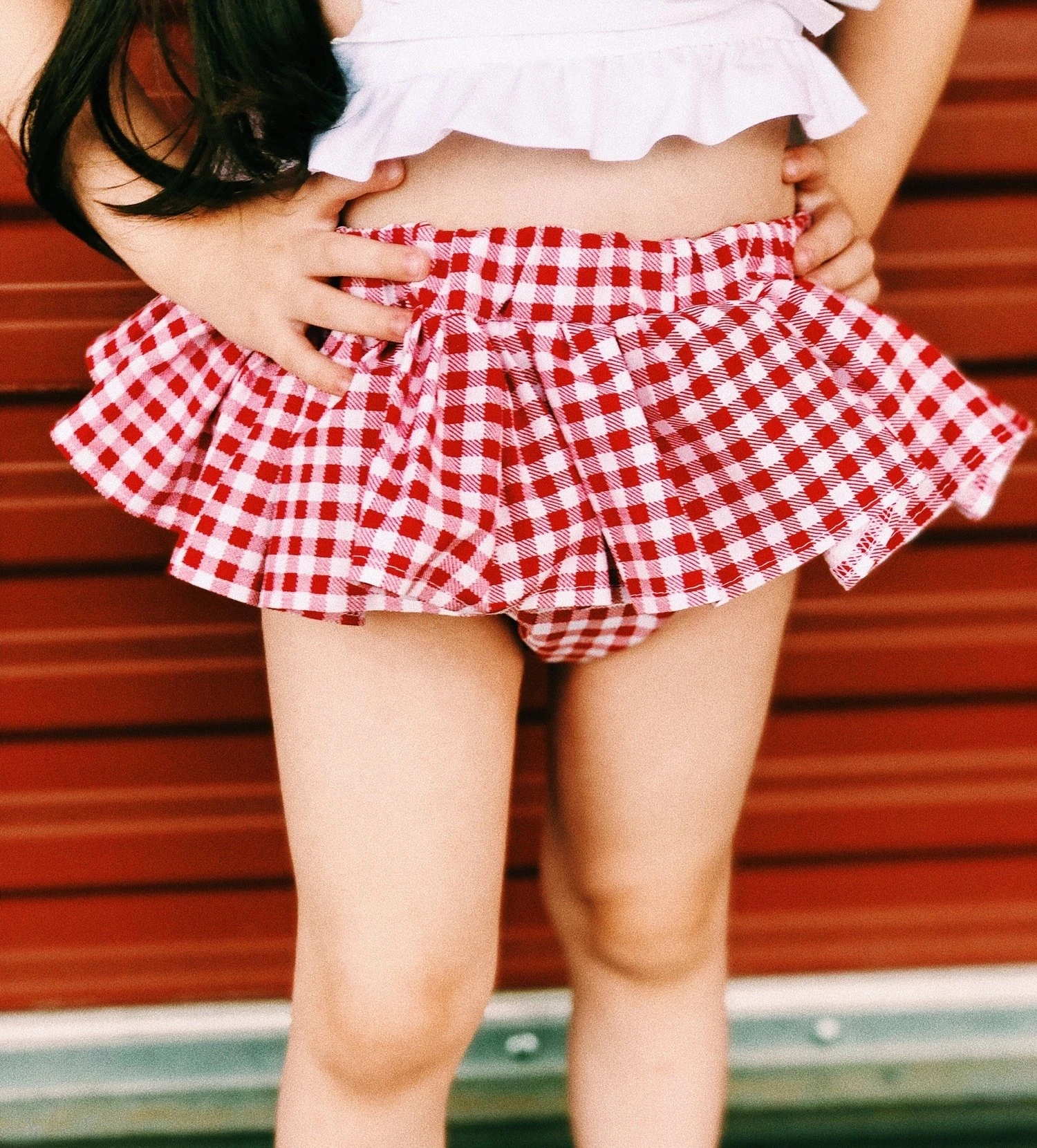 2022 fashion Children Clothing Boutique Girls Mini Shorts Summer Kids Ruffled Square Bummies Baby Clothes Girls