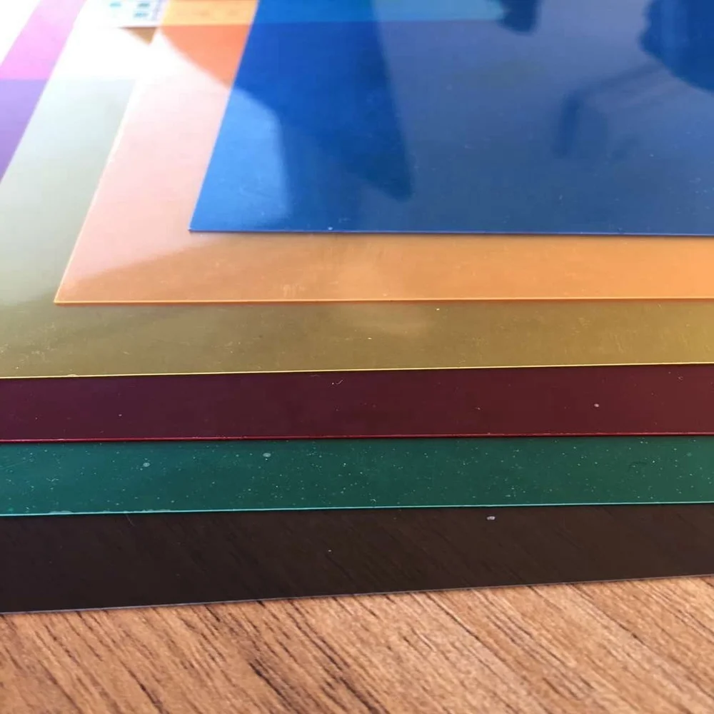 Flexible PVC Transparent Plastic Sheets 0.2-2mm Thickness Double Film for Flooring & Decoration Smooth Colorful