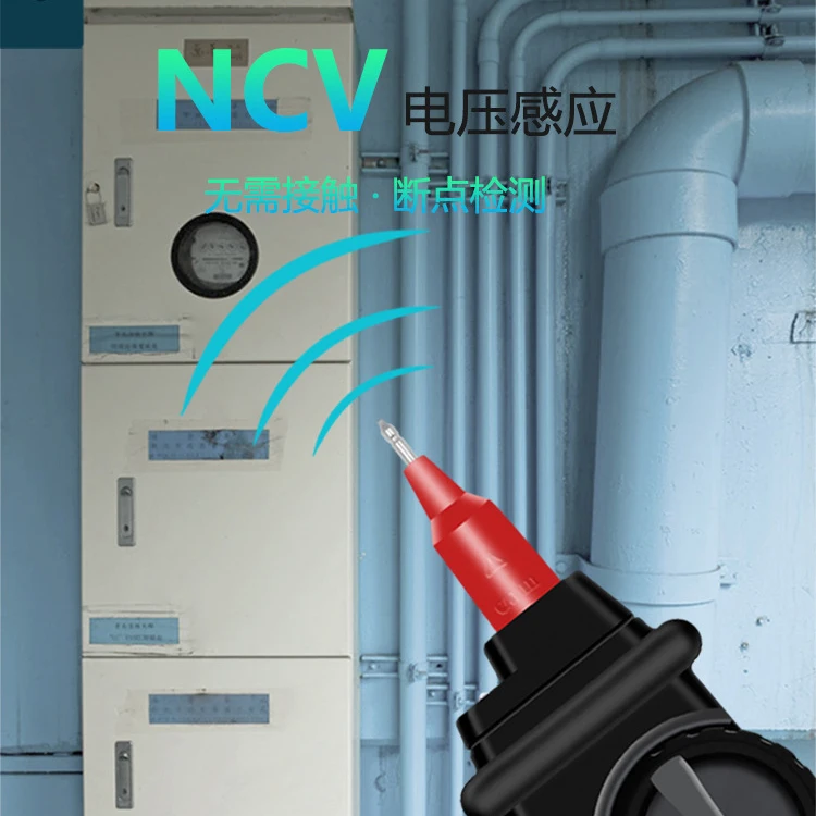 4000 Digits Pen Type Digital Multimeter AC/DC 600V 200mA 40M Ohm 4mF Meter DMM Multimetro with Non-contact Voltage Detector