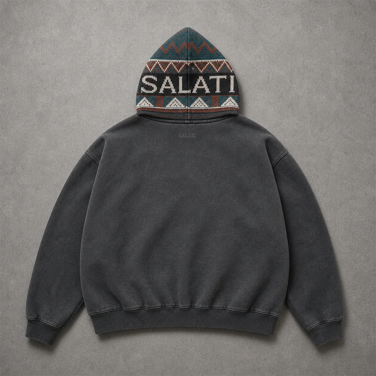 Custom Men's Hoodie & Sweatshirt Men Zip up Heavyweight Cotton Polyester Acid Wash Puff Printing Trendy Unlined Designer Hoodie gallery 2