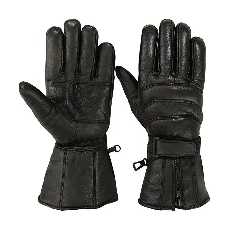 cold weather gauntlet motorcycle gloves