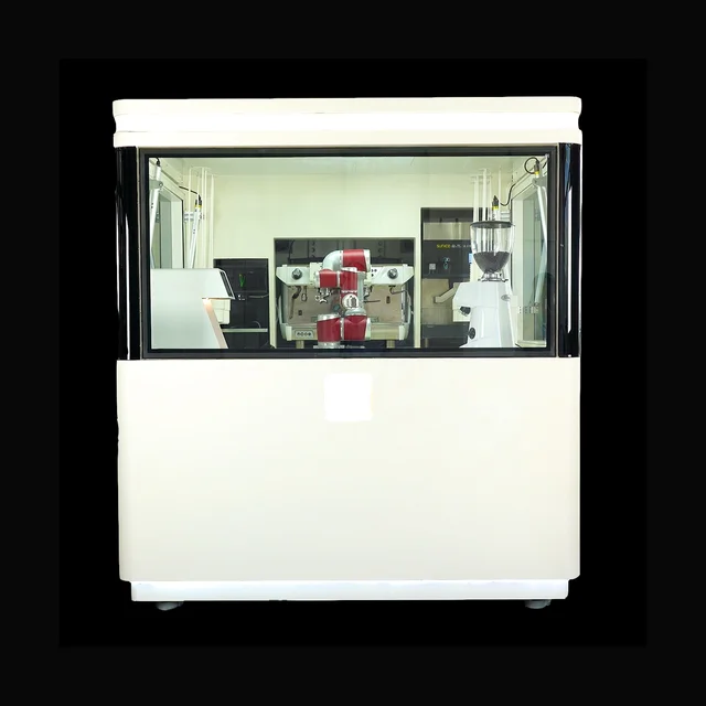 Cafe Robotic Arm Vending Machine Barista Robot for Coffee Kiosk Manufacturer's Production