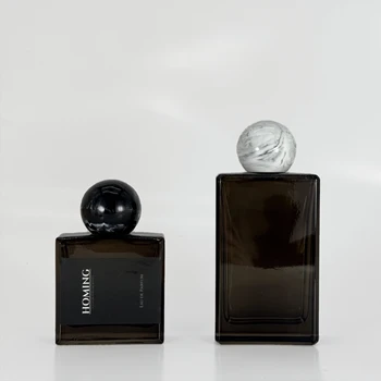 Factory Customized 30ml 50ml 100ml Square Glass Perfume Bottle With Packaging Empty Perfume Bottles For Perfume