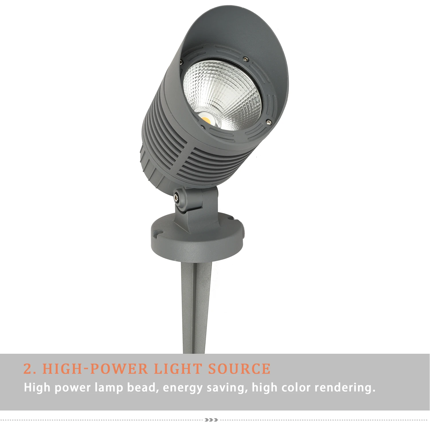 Outdoor Modern Waterproof 12v 220v 10w20w Lawn Lamp Light Ip65 Cob