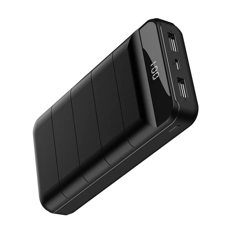 High Capacity 30000Mah LED AC Powerbank Fast Charge Customize 50000Mah Mobile Phone Power Station Portable Power Bank