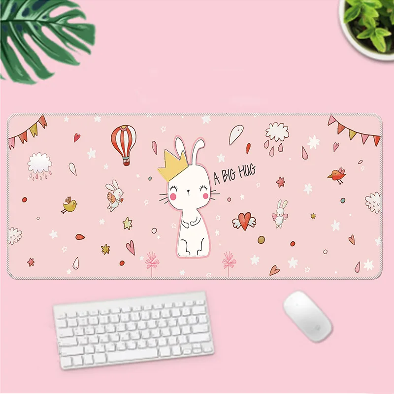 Пользовательский сублимационный принтер аниме мультфильм 900X400 прошитый геймерский коврик для мыши