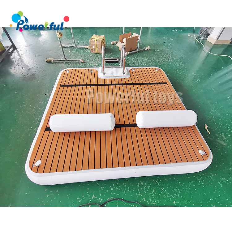 2023 Hot Selling Inflatable Platform Floating Dock for Water Sea Pontoon Boat Jet Ski Yacht