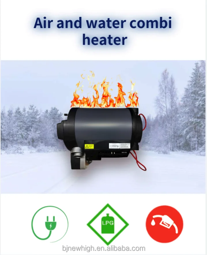 NF 6kw LPG Combi Heater Efficient Heating for Campervans