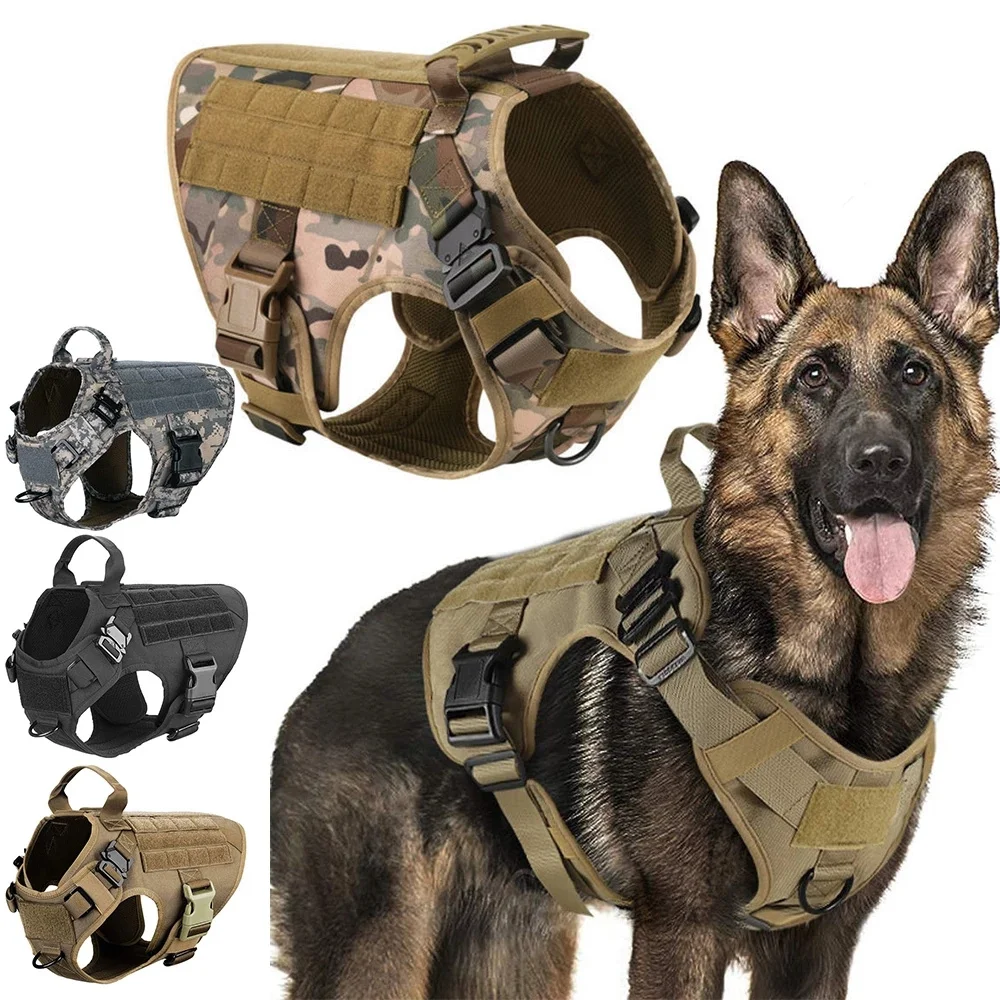 Durable Pet Tactical Vest Dog Cooling Coat Heavy Duty Outdoor Pet ...