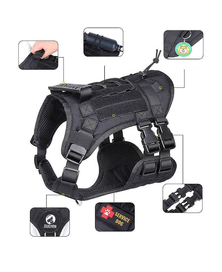 Manufacturer Wholesale Solid Large Dog Harness With Bag Buy Dog