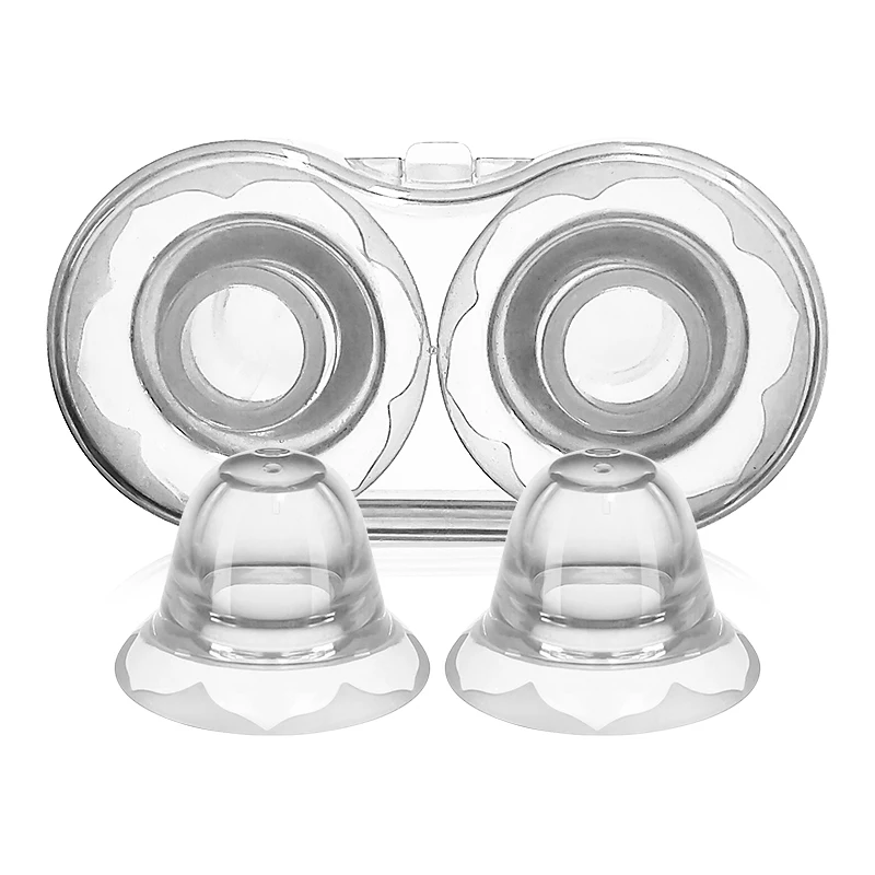 Cartoon Pattern Silicone Nipple Corrector Kit for Inverted Flat and Shy Nipple Piercing for Age Range 0-12 Months Women