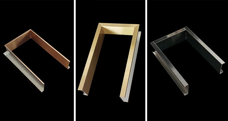 Customized Shape Luxury Metal Door Covers SS 304 Stainless Steel Metal ...