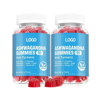 Vegan Stress Relief And Calm Sleep Herbal Ashwagandha Supplement Organic Ashwagandha gummies