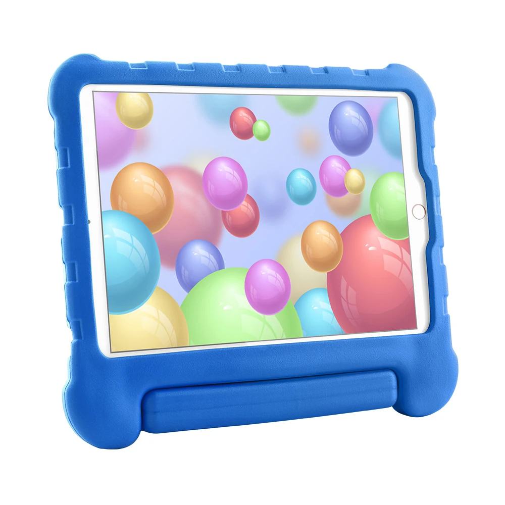 Lightweight Shockproof Kid Friendly Blue Handle Stand Kids Tablet Case for iPad pro 11 13inch