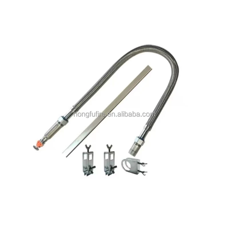 1800mm Unbraided Fire Sprinkler Flexible Hose Stainless Steel Hose