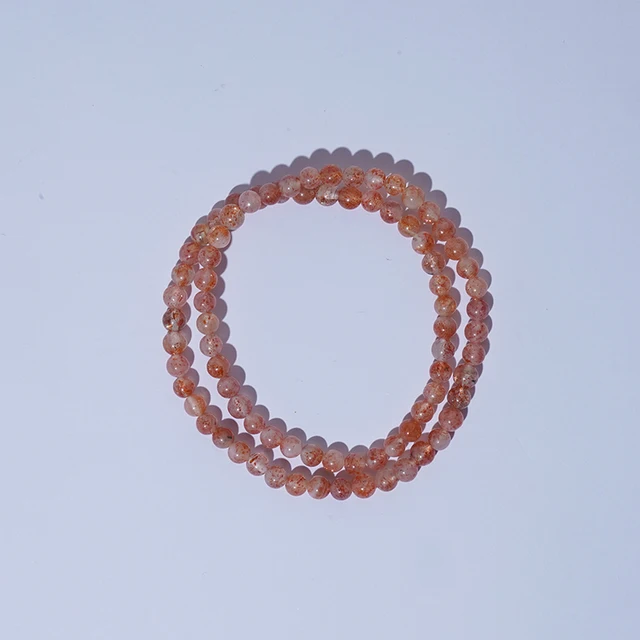 3mm Small diameter 3mm Energy Power luck Crystal Stretch Bead Bracelet Crystal Stone Bracelet