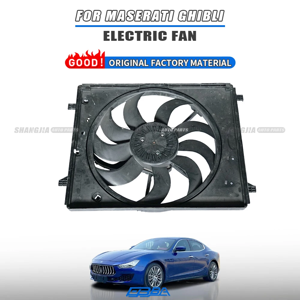 2025 Hot Sale PP Plastic Car Radiator Fan For Maserati Ghibli 2017-2025 OEM 670033757