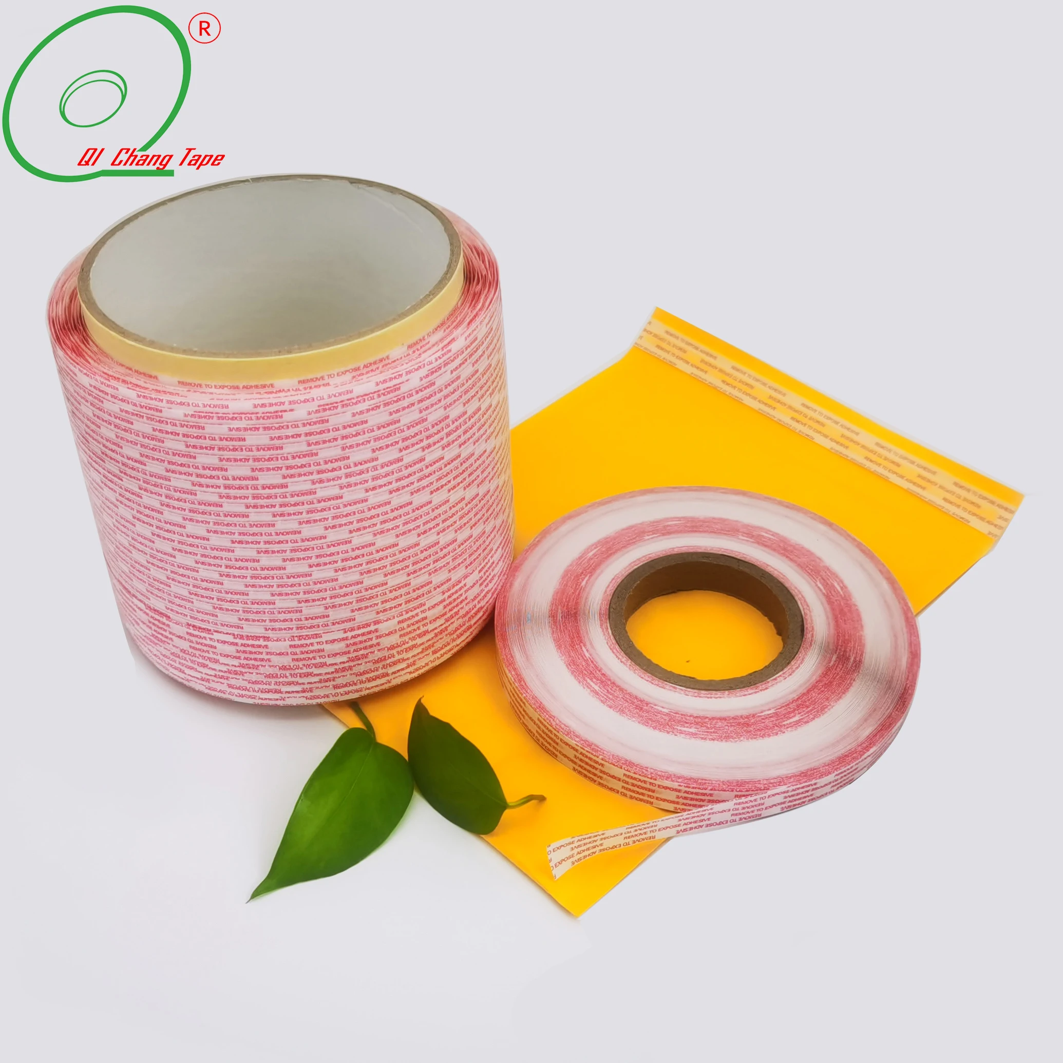 Popular Glassine Paper Permanent Bag Sealing Tape for Courier Bags