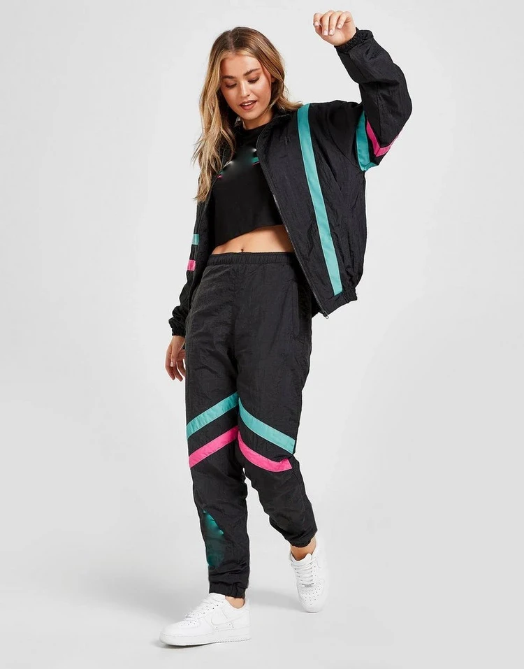 New Style Cheap Design Your Own Sportswear Black Womens Windbreaker ...