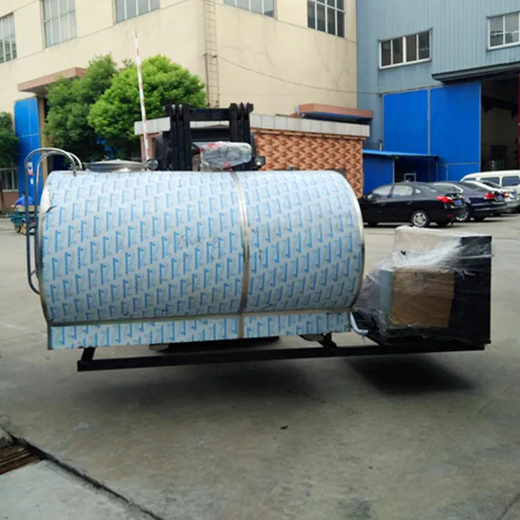 5000L Milk Cooling Tank With CIP Full Cleaning System