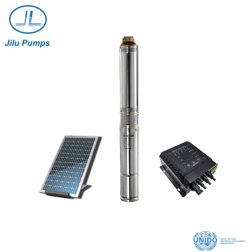 Солнечный ирригационный насос 72 в 750 Вт 1 л.с. погружной постоянного тока на солнечной батарее