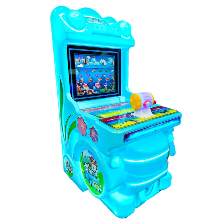 ドリームランド ハッピーキッズ バス コイン式釣りゲーム機 56x53x160cm