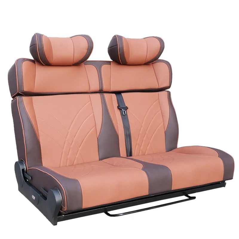 Hot Sale Vito Model RV Folding Leather Seat Bed Comfortable Business Style  Custom Flip Flat Motorhomes Transit Van Modification