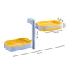 Bleu ciel + Jaune, deux couches