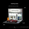1:64 Clothing Store Miniature Scene with Light