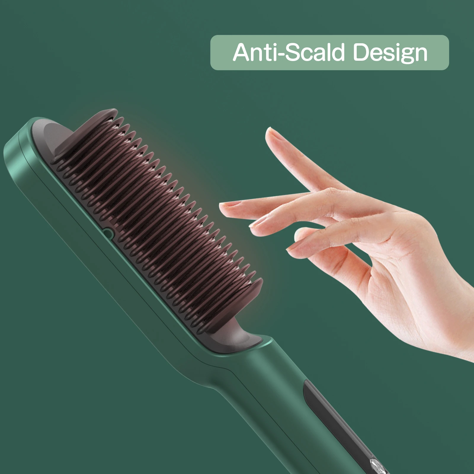 Vkk Новое поступление, расческа для волос Spazzola для горячего воздуха, инструменты, расческа для выпрямления волос
