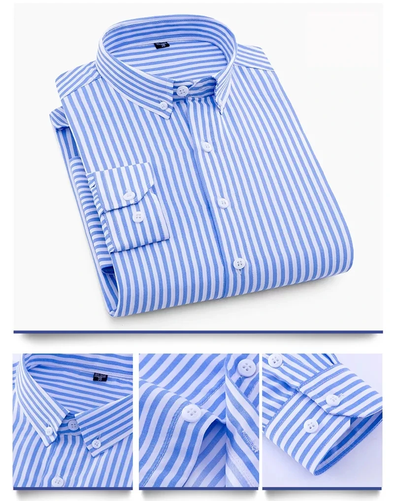 Wholesale Custom Slim Fit Casual T-shirts Pour Hommes Polos Bordados Shirts For Men Quick Dry Long Sleeve Men's Shirt606_voghion.com