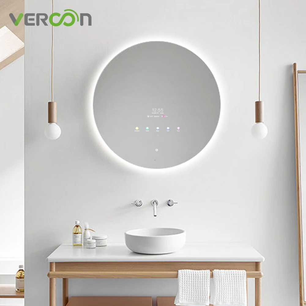 High Quality Smart Bathroom Mirror with Tv New Style Round Smart Fitness  Mirrors Smart Bathroom Mirror - AliExpress