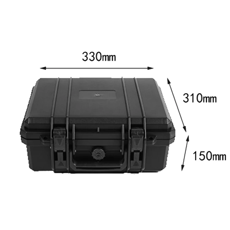 Hard Plastic Watch Travel case Briefcase for 6pcs Watch